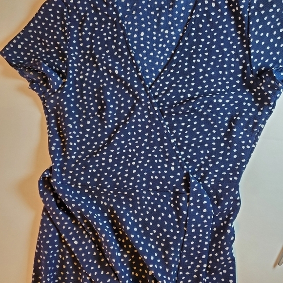 Vintage Princess Polly Polka Dot Wrap Dress Sz 2 - Picture 12 of 13